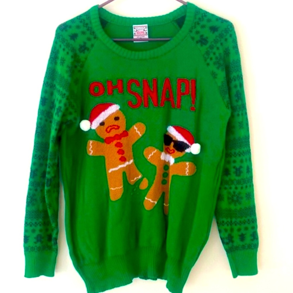 NWOT Well Worn M Gingerbread Holiday Sweater